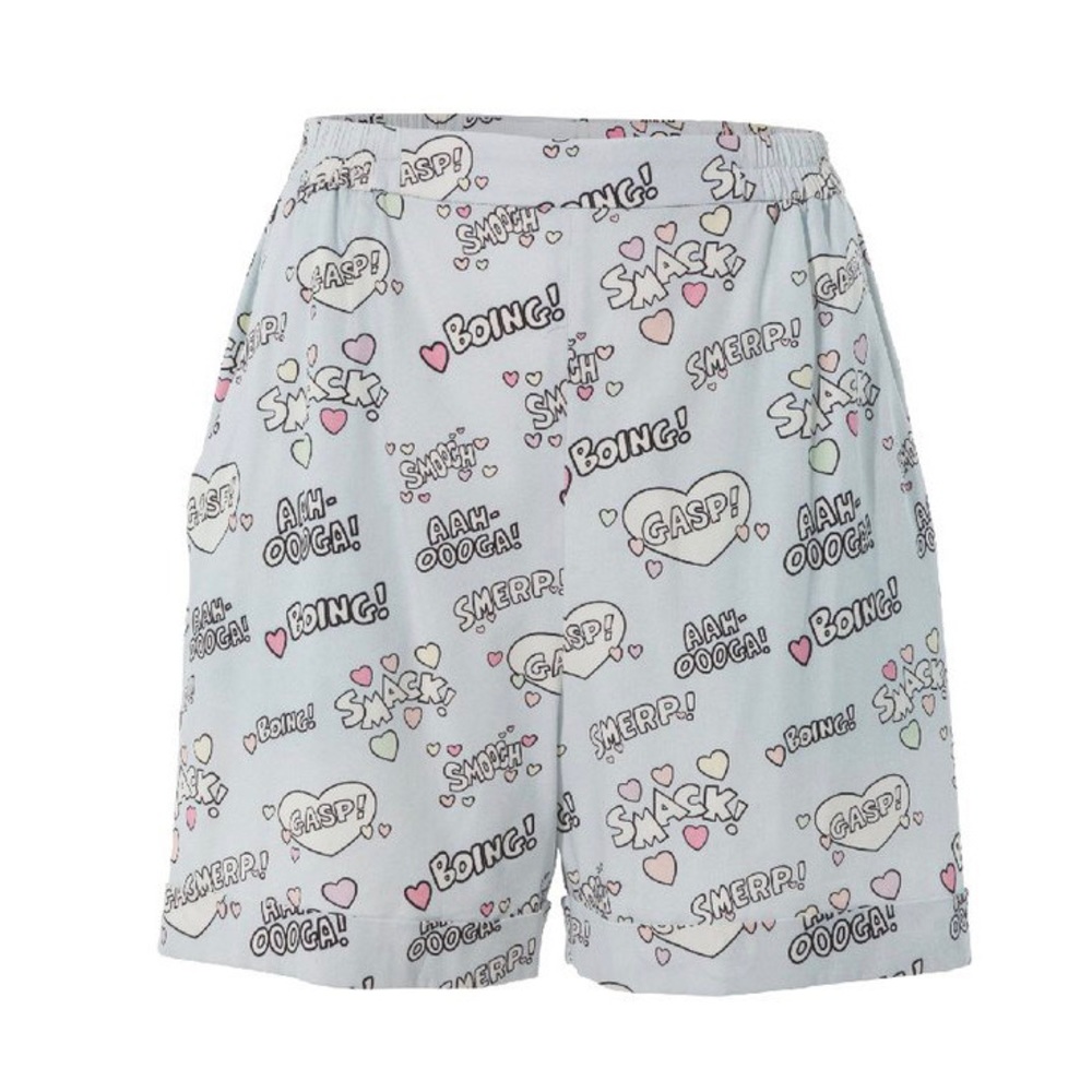 Betty & Veronica Chambray shorts cute comic print